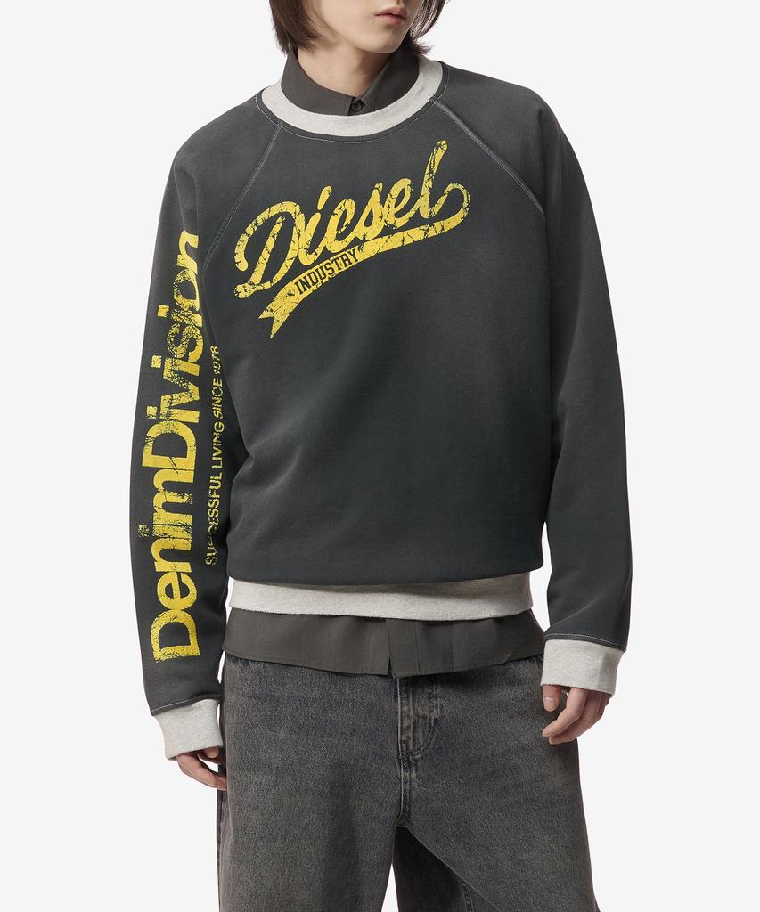 DIESEL S Rockst Sweatshirt - Black / A129020Clad9Xx