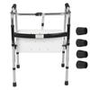 Narrow Walker Adjustable 6 Gears Stainless Steel Folding Elderly Walking Aid for Hospital Family