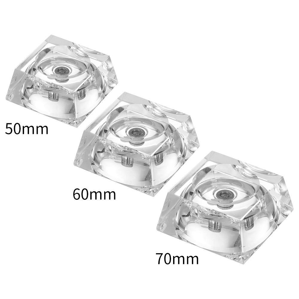 Трапециевидное основание хрустального шара Подставка для хрустального шара Держатель стеклянной сферы Прозрачная поддержка
