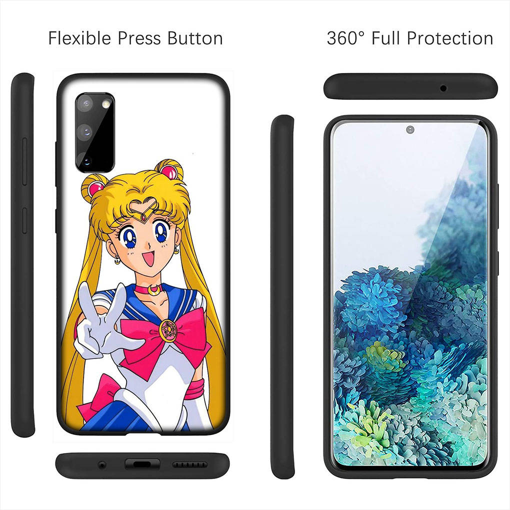 Чехол для iPhone 16 15 Xiaomi Redmi Note 14 13 12 11 Pro Max X 8 9 16e Samsung Galaxy S25 S24 S23 Moto G85 OPPO Huawei Sailor Comics Moon Чехол для телефона