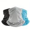 1Pc Ice Silk Sun Protection Headgear Bib Summer Outdoor Cycling Triangle Towel Breathable Sun Protection Face Neck Riding Mask