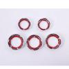 5pcs For Land Rover Discovery 4 LR4 Range Rover Sport  ABS Chrome Volume Air Conditioning Knob Cover Trim Accessorie