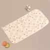 Baby Infant Cotton Wiping Towel Baby Face Towel Washcloths Nursing Towel Saliva Wipe with Cartoon Pattern 25x50cm