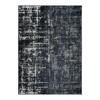 Living Room Rug Vintage Patinated Effect Grey/black 120x170