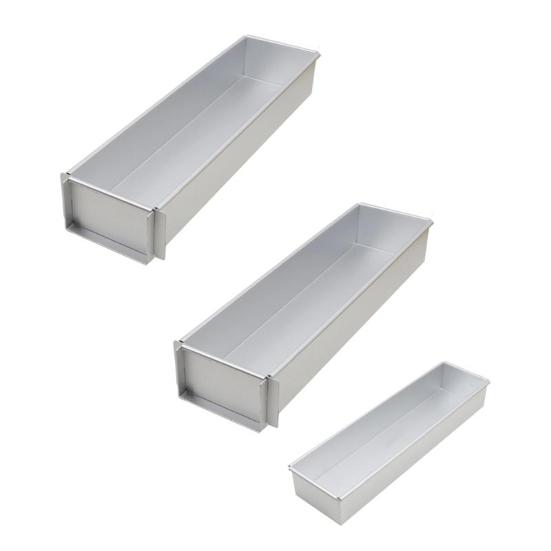 Форма для торта Тирамису из пищевого алюминиевого сплава, прямоугольная, с антипригарным покрытием, для десертов, чизкейка, для домашней кухни