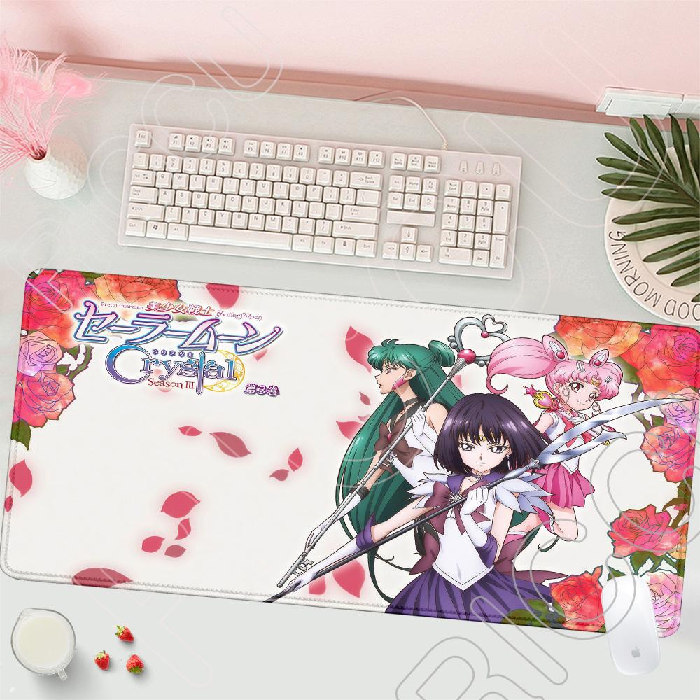 XXL HD Printing S-Sailor Moon Mouse Pad Rug Large Keyboard Mousepad Laptop Anime Laptop Kawaii Desk Mat Cartoon Extend Game Pads