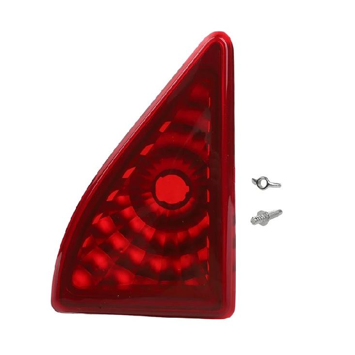 Red Center Brake Lamp Replacement Cover ABS PC Construction Quick tallation Wear-resistant Vehicle-specific Replacement