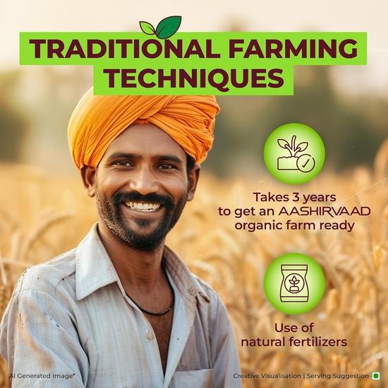 Aashirvaad Organic Chana Dal, 1 кг, 100% органический Chana Dal, богатый белком