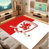 Middlesbrough Football Print Crystal Velvet Rug, Comfortable Water Absorbent Non Slip Indoor Floor Carpet
