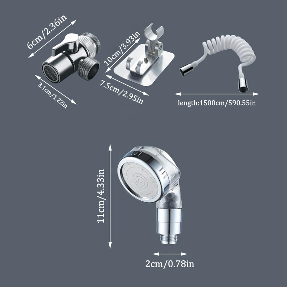 Ручной смеситель для душа, внешний смеситель для мытья волос, летняя насадка для душа, усилитель для ванной, насадка для умывальника, удлинитель для водораздела