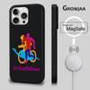 Чехол для телефона с дизайном Триатлон (Плавание, Велосипед, Бег) для iPhone 17,16,15,14,13,12,11,Pro,Max,Plus,Mini,SE4,E, Магнитный, Magsafe, Беспроводная зарядка