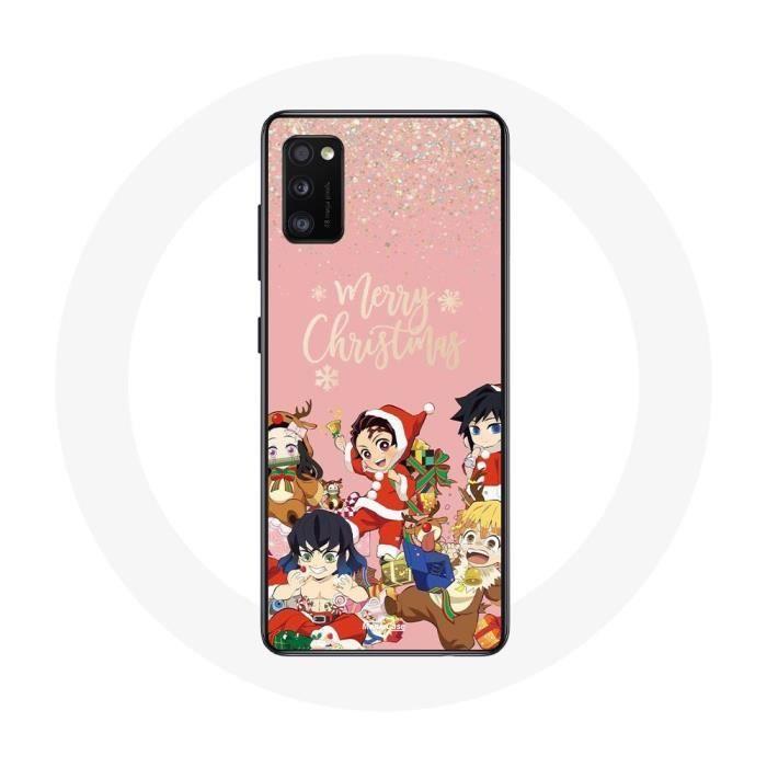 Coque pour Oppo A16 Demon slayer merry christmas affiche Anime Manga