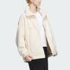 Adidas Lounge Fleece Jacket Women Outerwear Wonder-White IP7059