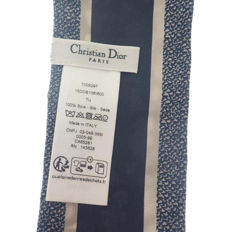 Dior 15DOB106I600 Scarf Navy Silk Women