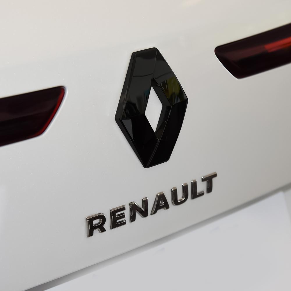 Car Front Emblem Rear Trunk Badge Sticker Accessories For Renault Megane 2 3 Clio 4 Captur Radio Logan Duster Laguna Dacia Zoe SS8