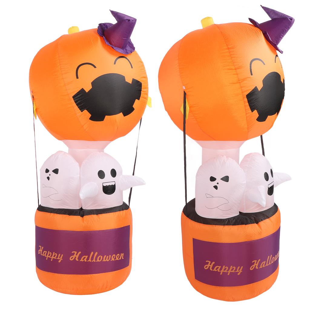 1,8 м надувной призрачный шар, привлекающий внимание, тыква, украшение двора со встроенным светодиодом для сада