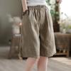 Cotton and Linen Shorts Women's Summer Clothes Women's Five-point Pants Loose High Waist Thin Women's Pants Loose Casual Pants