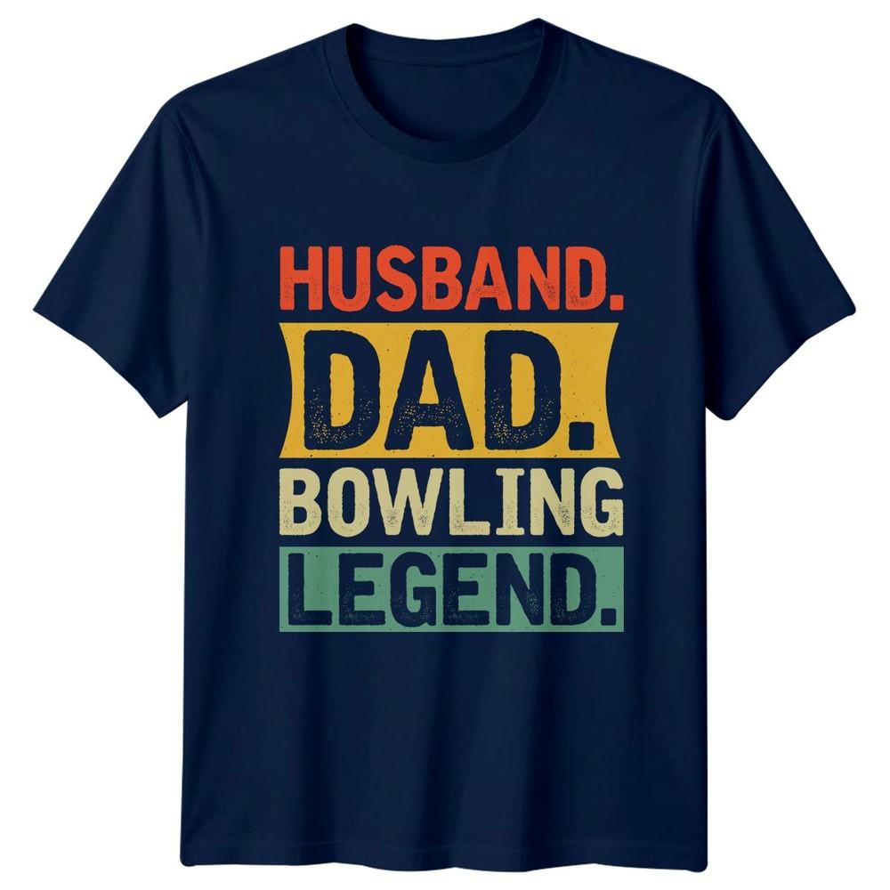 Husband Dad Bowling Legend Unisexs TShirt Bowling Sports Fathers Day Gift For Him