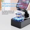 3-в-1 Bluetooth-динамик + внешний аккумулятор для телефона + складной держатель для телефона, беспроводная подставка для телефона с противоскользящими накладками для видеоконференций в прямом эфире
