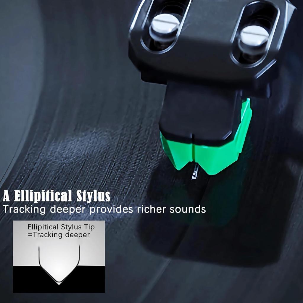 Иглы для проигрывателя Игла Игла с алмазным наконечником со щеткой Пластиковая текстура Сменная игла для проигрывателя для VMN95SP