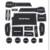 Non-slip Auto Interior Door Gate Pad Cup Mat for Nissan Qashqai J11  ,17pcs/lot,car Accessories
