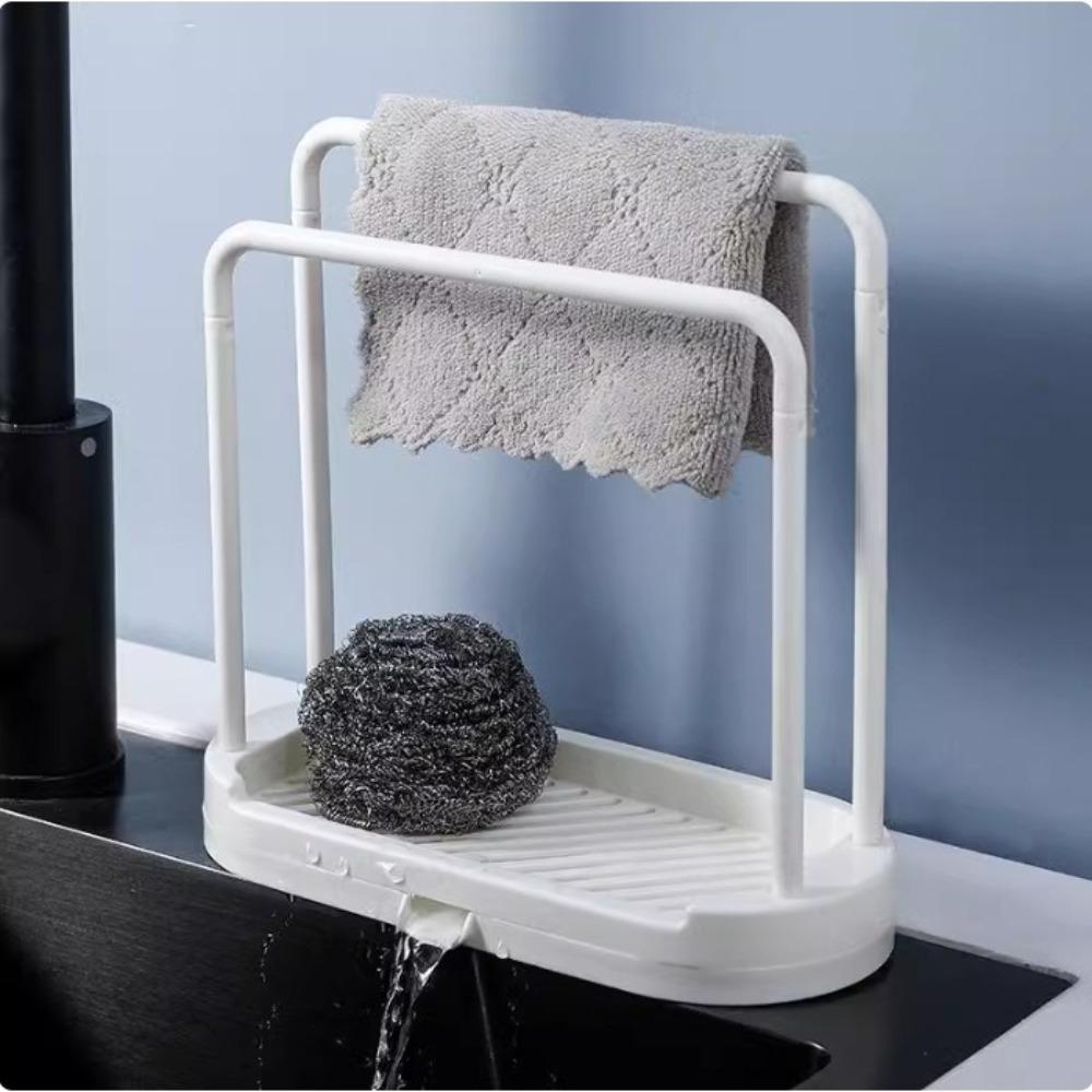 Removable Kitchen Sink Shelf Multi-functional Sink Drain Stand  for Soap Wire Ball