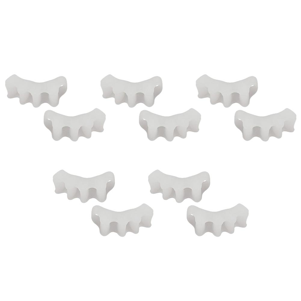 1-5 пар силиконовых протекторов для пальцев ног, разделителей пальцев ног, корректоров косточек, растяжителей и выпрямителей стоп, протекторов для снятия боли, ухода за ногами