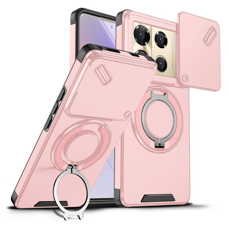 Противоударный бронированный чехол-слайдер для камеры для infinix Note 40 Pro 5G 4G 50 Pro+4 Plus GT 20 Pro с магнитным кольцом-держателем и защитой для объектива