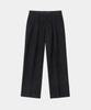 MAISON MINED Saint Two Tuck Wide Pants Black