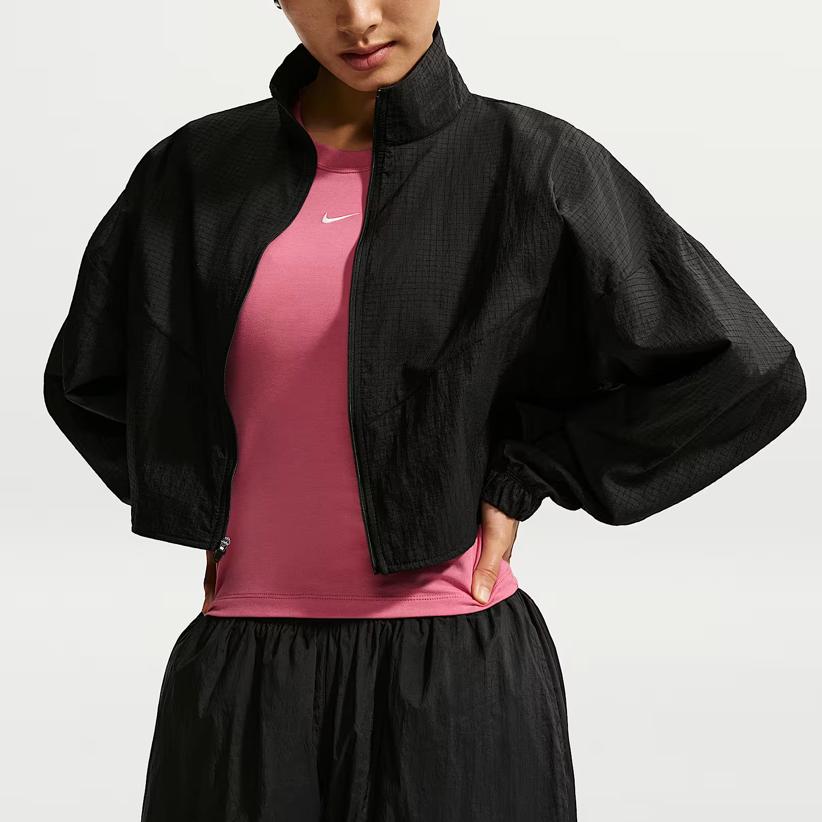 Nike Легкая износостойкая куртка с воротником-стойкой для женщин куртки IF0588010