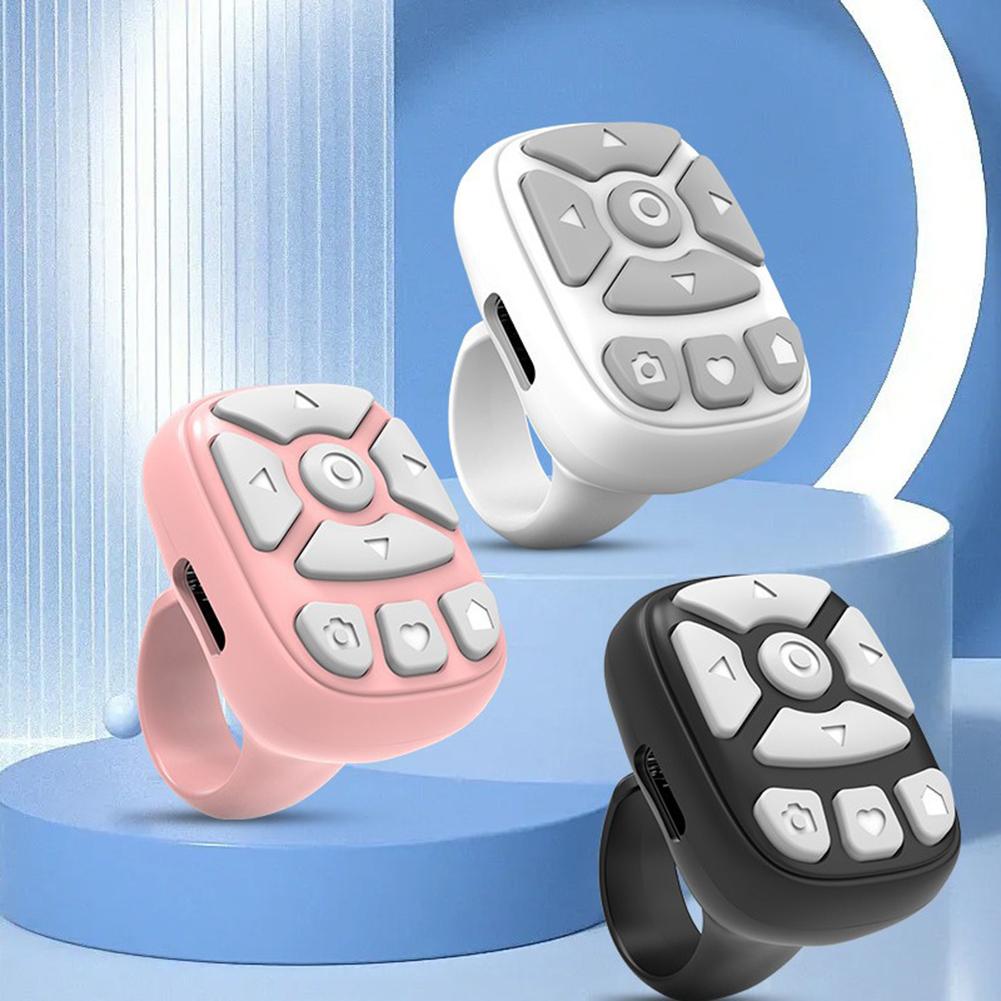 Мини-пульт дистанционного управления для мобильного телефона, совместимый с Bluetooth, пульт дистанционного управления, перелистывание страниц электронных книг для TIK Tok, кольцо для прокрутки для Xiaomi Apple