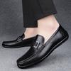 Модный Роскошный Бренд Мягкая Натуральная Кожа Обувь Мужская Мода Бизнес Кэжуал Однотонные Легкие Лоферы Мужской Британский Стиль Новая Дизайнерская Обувь