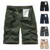 Men's Casual Color Outdoors Pocket Beach Work Trouser Cargo Shorts Pant