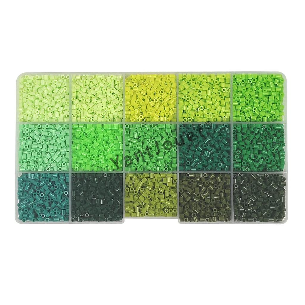 Yantjouet 15 цветов 2,6 мм Мини-бусины Набор цветов 650 шт. Hama Beads Пазл Игрушка Подарок Для Ребенка DIY Термобусины Для Ребенка Детский Подарок