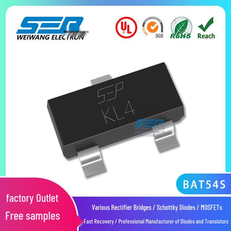SEP BAT54S SOT-23 KL4 30V 200mA Schottky Diode