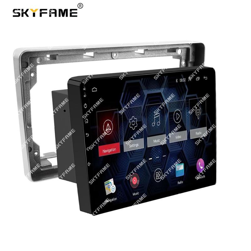 SKYFAME Car Frame Fascia Adapter Canbus Box Decoder Android Radio Dash Fitting Panel Kit For Fiat Scudo Peugeot Expert Partner