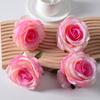 2 шт. Реалистичные головки искусственных роз Искусственный шелк Без стебля Головки роз для поделок Свадьба Центр стола на детский праздник