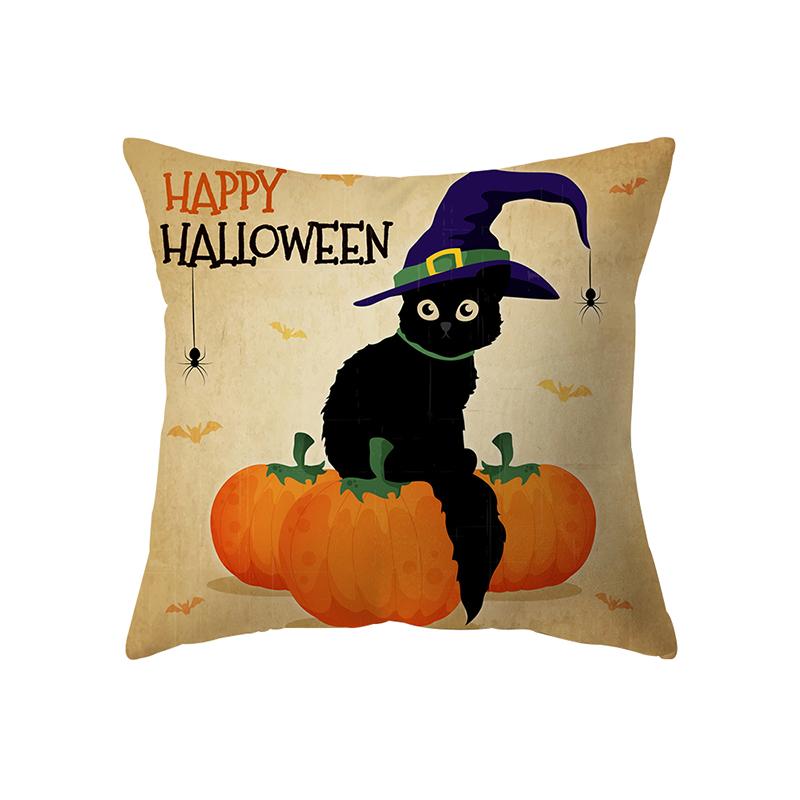 Коллекция черепов и тыкв на тему Хэллоуина, наволочка для дивана, праздничный подарок, декор для вечеринки, дом