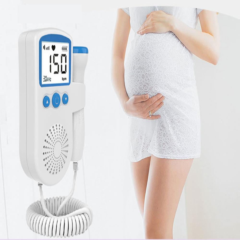 Фетальный допплеровский монитор сердечного ритма, ЖК-дисплей с подсветкой и датчиком 3 МГц, 50 ударов в минуту ~ 230 ударов в минуту, зонд для монитора сердечного ритма ребенка