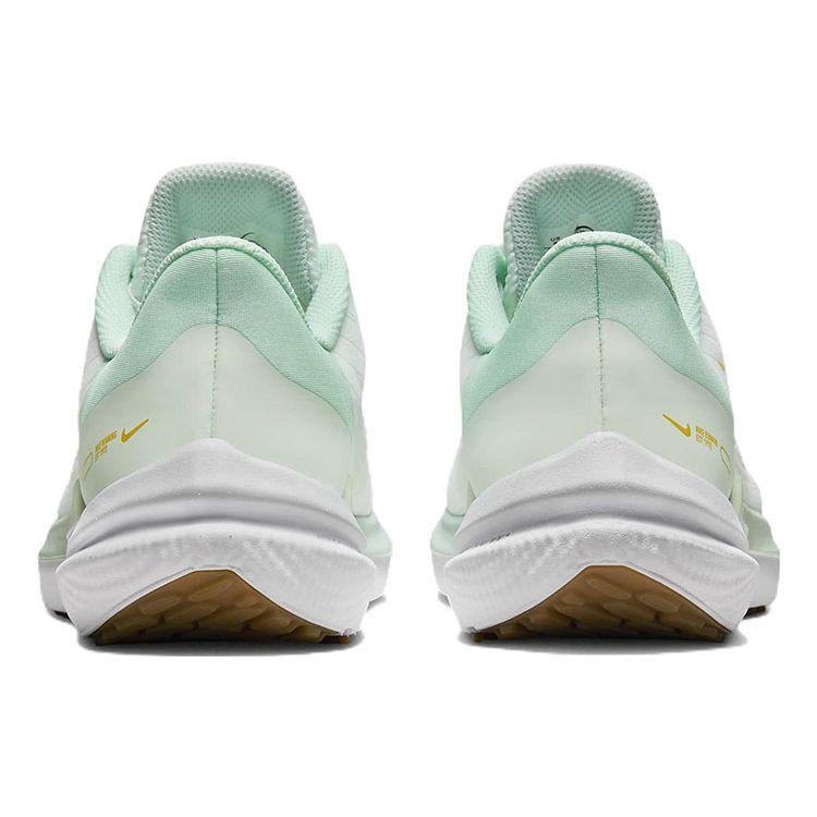 Nike Air Winflo 9 Белые едва зеленые женские кроссовки Mint-Foam Vivid-Sulfur DD8686-101