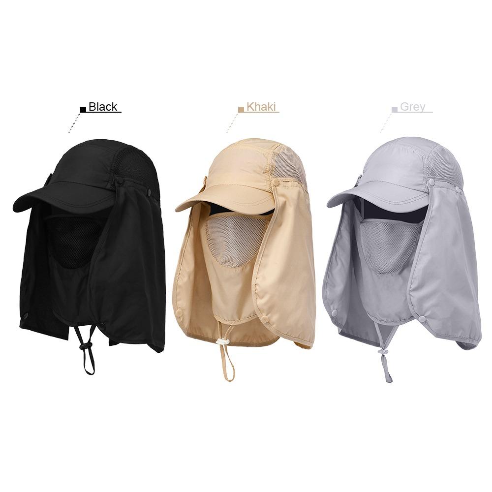 Detachable Fishing Hat UPF 50+ Sun Cap Portable Fishing Bucket Hat For Women