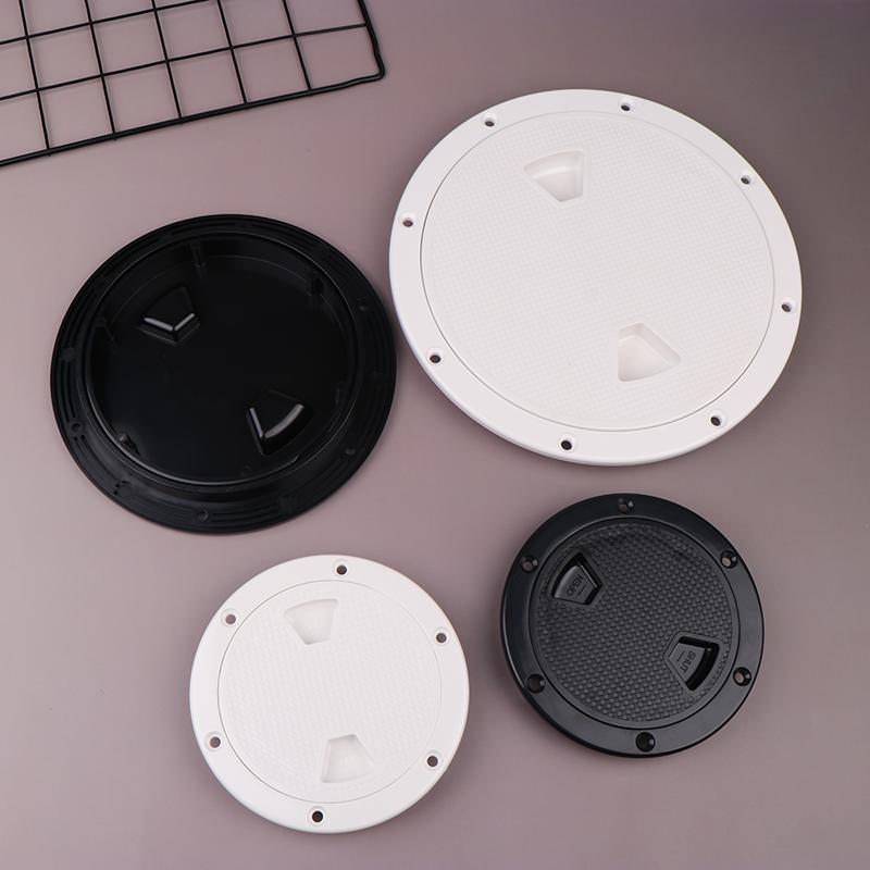 Круглые инспекционные люки из АБС-пластика с противоскользящей поверхностью, крышка люка для доступа с выкручивающимся винтом 4'' 6'' 8'' со съемной крышкой для каяков, яхт