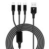 Кабель для быстрой зарядки 3 в 1 Type C, эмблема автомобиля, Lightning, Micro USB для Tesla Model 3 Y X S Cc3 Cybertruck Y Juguete Roadster Coil 4