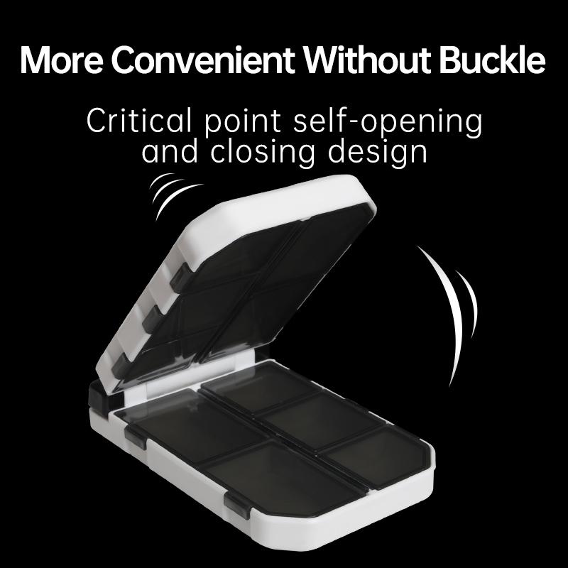 Kingdom Коробка для рыболовных снастей, мини-футляр для хранения, коробка для летающих рыболовных снастей, рыболовная ложка, крючок, коробка для хранения приманок, аксессуары для рыбалки