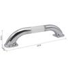 1PC Silver Blue Light Entry Handle Straight Assist Bar For RVs Campers Trailers