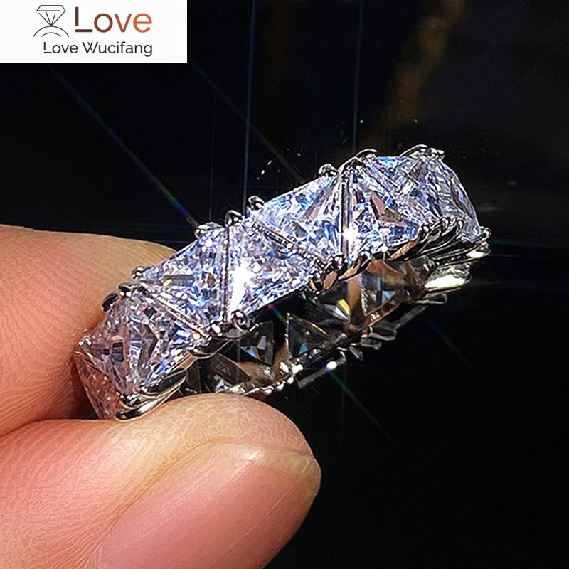 Модные женские хрустальные кольца для вечеринки, полное блестящее цирконие, обручальное кольцо на палец, церемония помолвки, аксессуары, ювелирные изделия