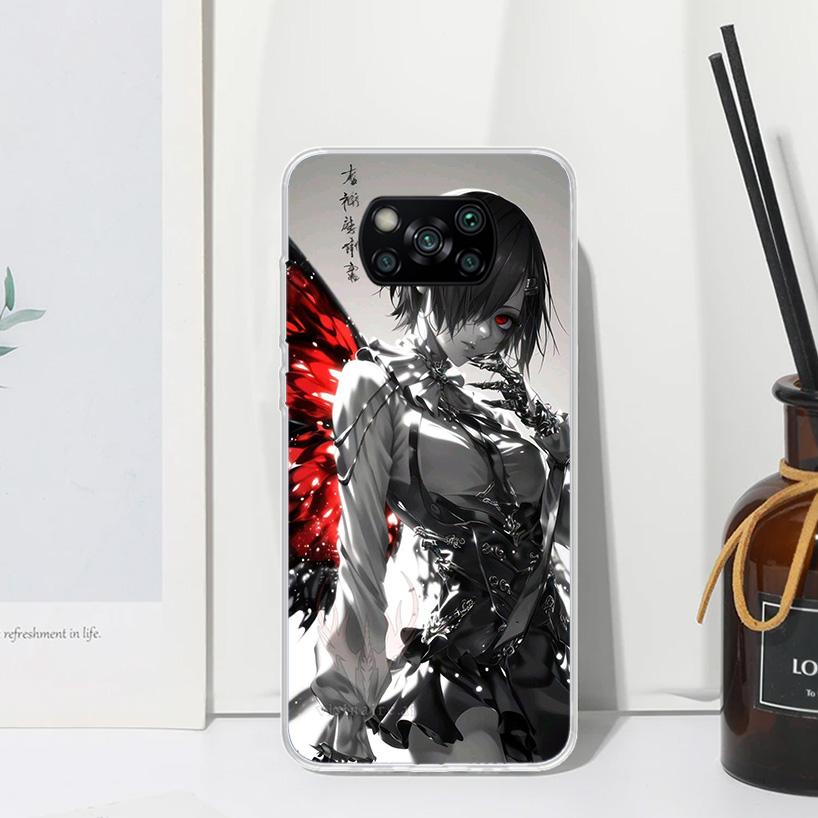 G-Ghoul Tokyo Touka Kirishima Phone Case For Xiaomi Poco X7 X6 X5 M7 M8 Pro F7 Ultra Redmi 15C 15 13C 13 12C 12 10 10C 10A Art F