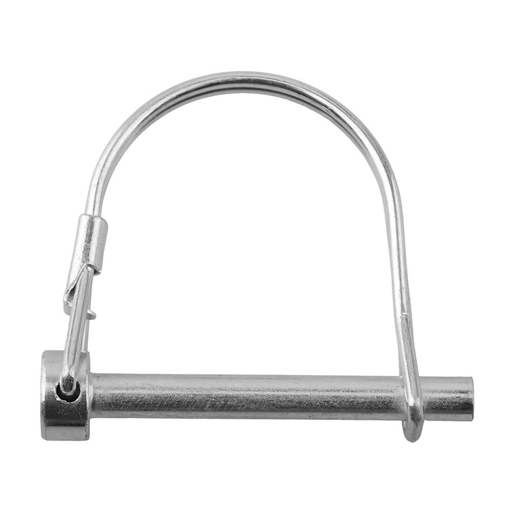 2Pcs Carbon Steel Tubular Folding Pin With Spring Lock Ring Split Buckle Pin New Locking Pins