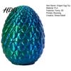 Stress Relief Egg Twist Fidget Dragon 3D Printed Spiral Sensory Tactile Toy Rotating Spinner for Easter Basket Stuffers Relaxation Hand