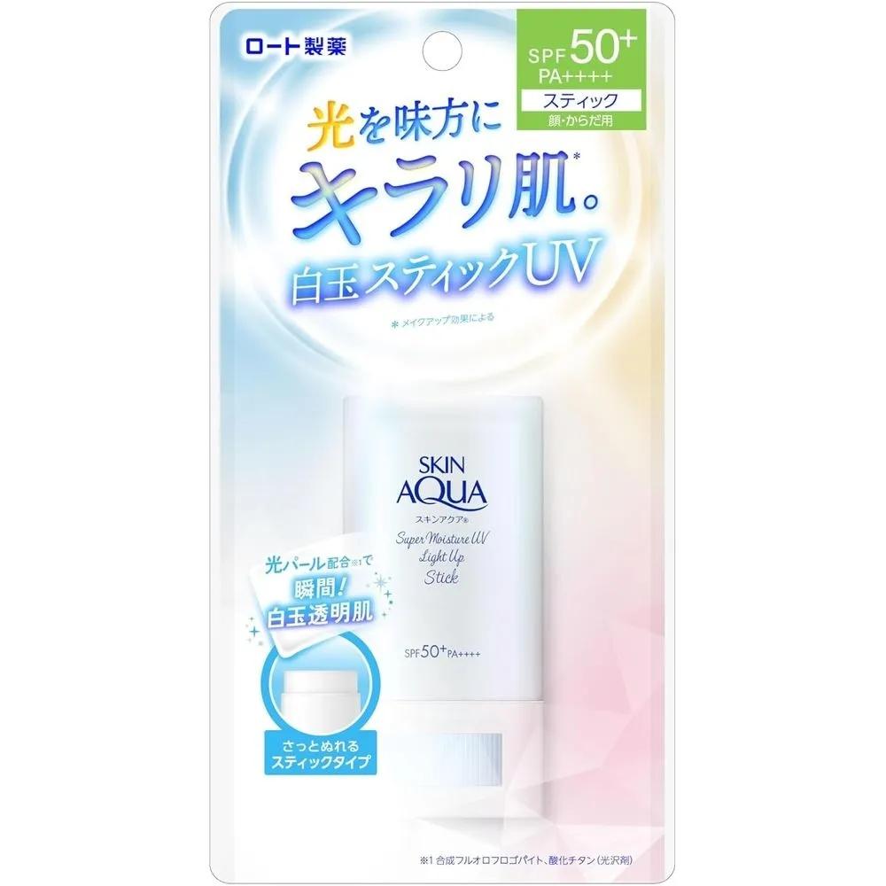 Skin Aqua Super Moisture UV Light-Up Tone-Up Sun Stick SPF50+ Солнцезащитный стик